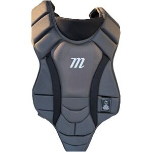 Marucci Chest Protector Black And Gray Style MCATCH-BLKSM Size Small=12"